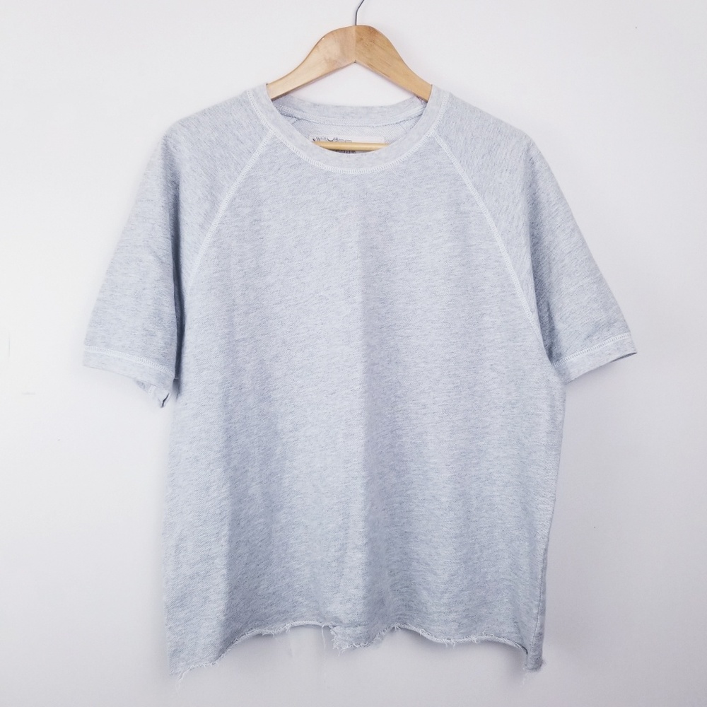 Gap Short Sleeve Gray Top
